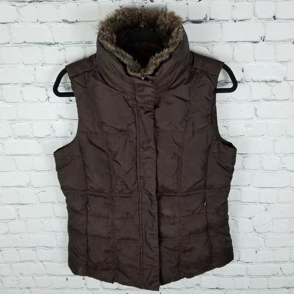 EDDIE BAUER | removable collar down puffer vest gilet - Picture 2 of 10